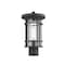 Z-Lite Jordan 1 Light Outdoor Post Mount Fixture, Oil Rubbed Bronze And Clear Seedy 570PHM-ORB - alternate 3